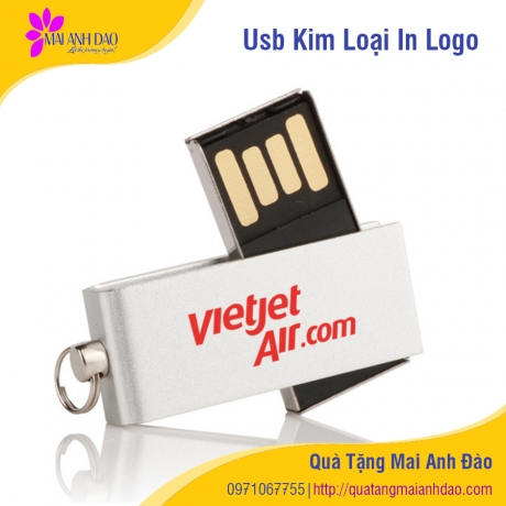 Usb Kim Loại In Logo