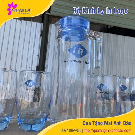 Bộ Bình Ly In Logo