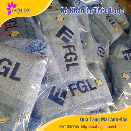 Bộ Khăn In/Thêu Logo