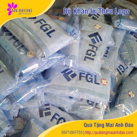 Bộ Khăn In/Thêu Logo