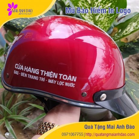 Mũ Bảo Hiểm In Logo